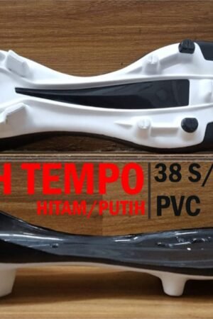Sol Sepatu Bola KDH TEMPO HITAM PUTIH PVC