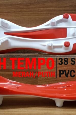 Sol Sepatu Bola KDH TEMPO MERAH PUTIH PVC