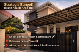 DIJUAL RUMAH MEWAH STRATEGIS PAJAJARAN BANDUNG – BELAKANG ISTANA PLAZA!