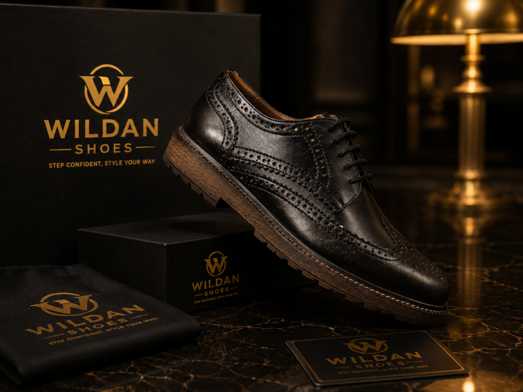 Wildan Wingtip Premium Leather Shoes – Elegan, Mewah, dan Berkelas